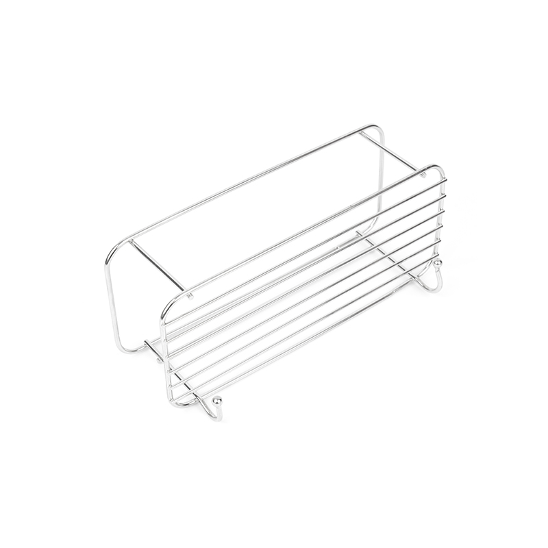 Zelfklevende roestvrijstalen douchewagen met haken