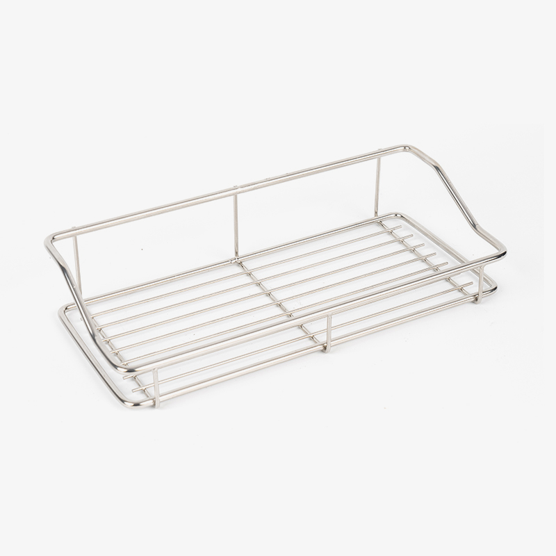 Roestvrijstalen badkameropbergrek zonder boor