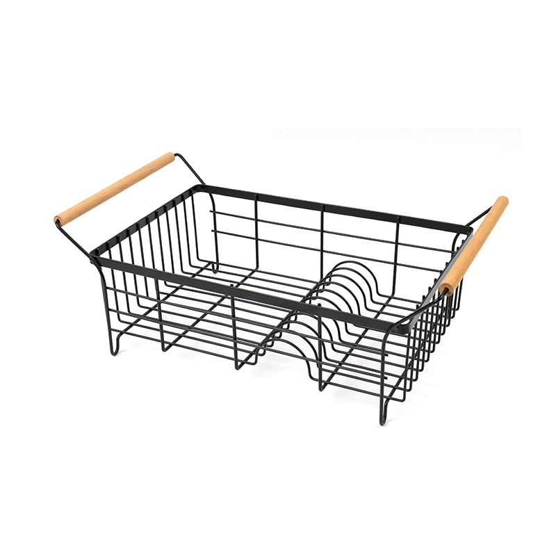 Roestvrijstalen afdruiprek met bestekhouder en afdruipvlak