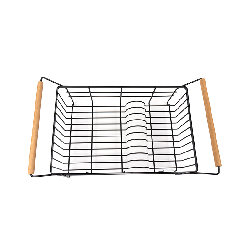 Roestvrijstalen afdruiprek met bestekhouder en afdruipvlak