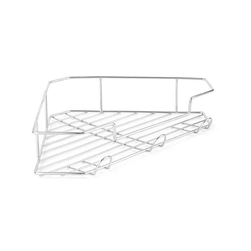 304 roestvrijstalen wandgemonteerde douchewagen hoekplank