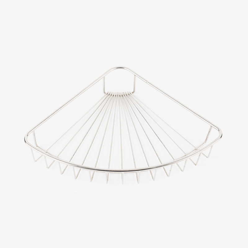 Roestvrijstalen doucherek voor wandmontage met haak