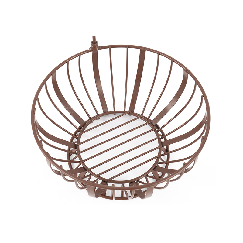 Fruitmand met bananenhanger voor in de keuken