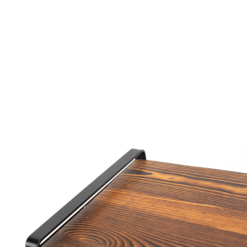 Rustieke houten aanrecht wijnrekflessen, geen montage nodig