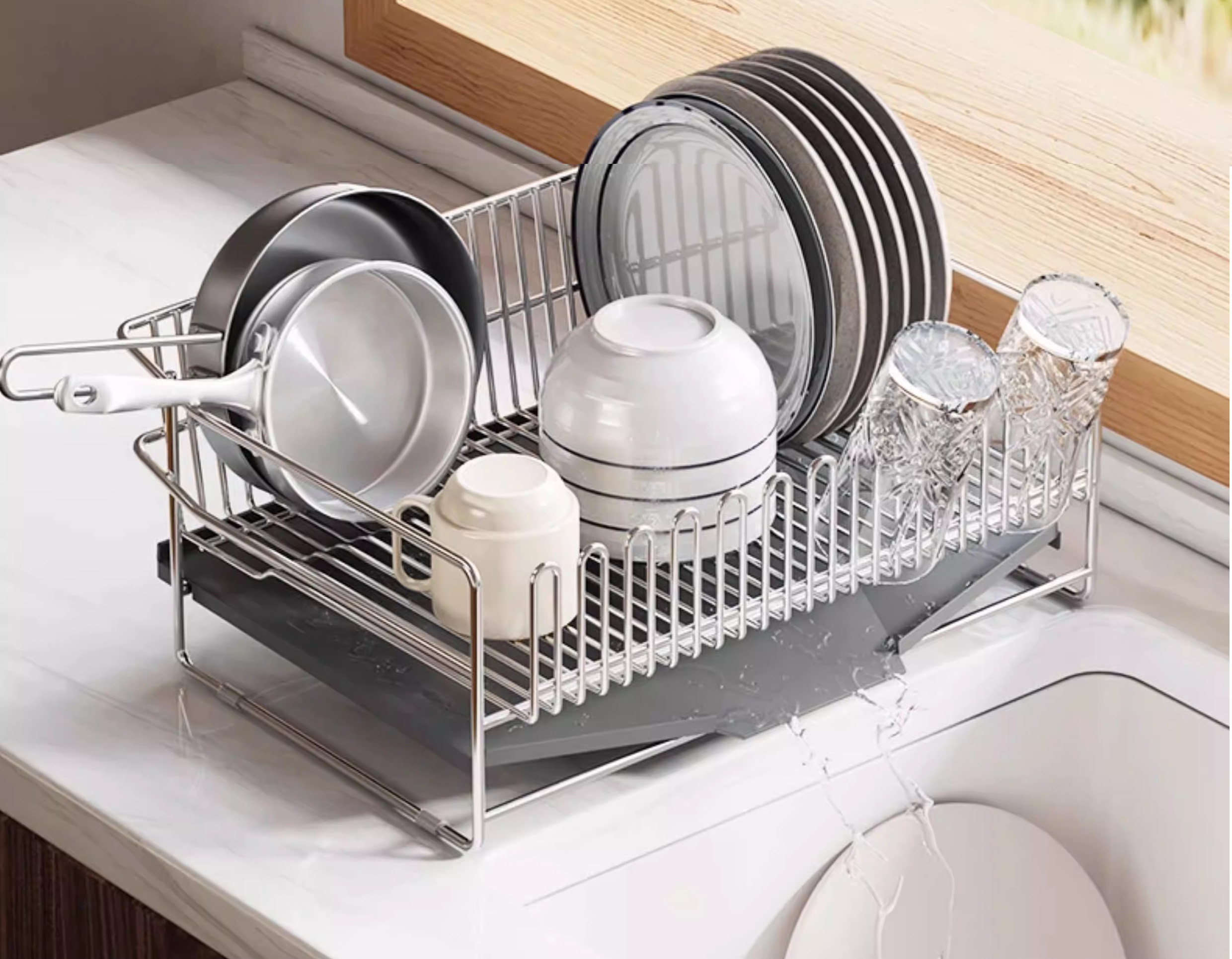 Wat is een 304 roestvrijstalen keukengereihouder en waarvoor wordt deze gebruikt?