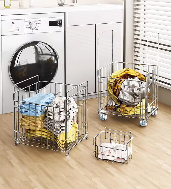 Welke technologische verbeteringen verminderen het gewicht van metalen vuile wasmanden?